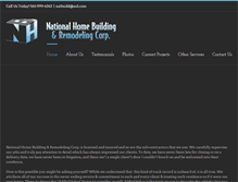 Tablet Screenshot of nationalbuildandremodel.com